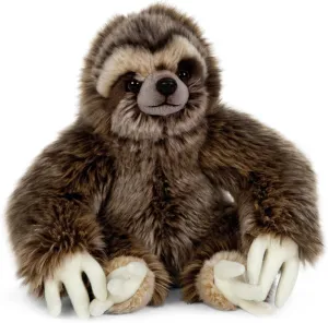 Living Nature - Plush Sloth – Realistic 24cm Soft Toy