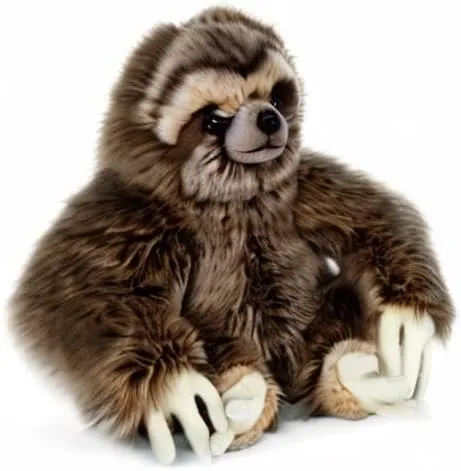 Living Nature - Plush Sloth – Realistic 24cm Soft Toy