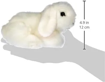 Living Nature - Small White Lop Eared Bunny (18cm) - Plush Soft Toy