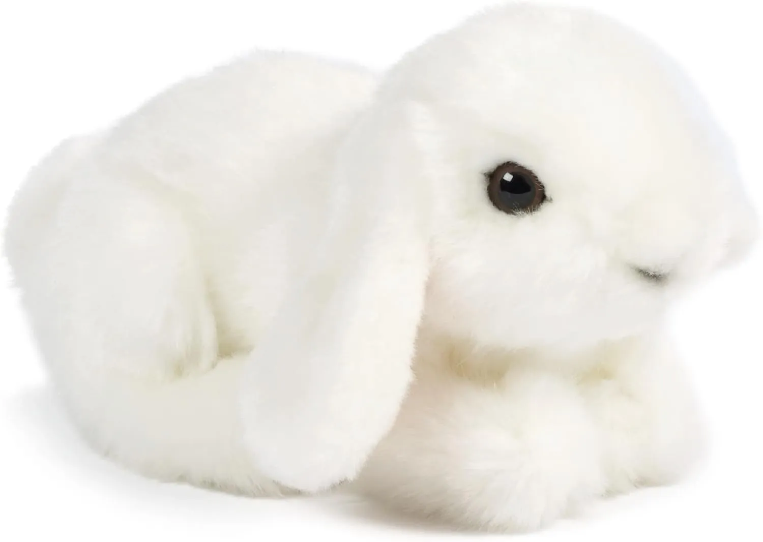 Living Nature - Small White Lop Eared Bunny (18cm) - Plush Soft Toy