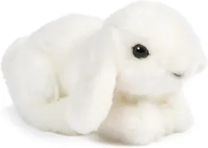 Living Nature - Small White Lop Eared Bunny (18cm) - Plush Soft Toy