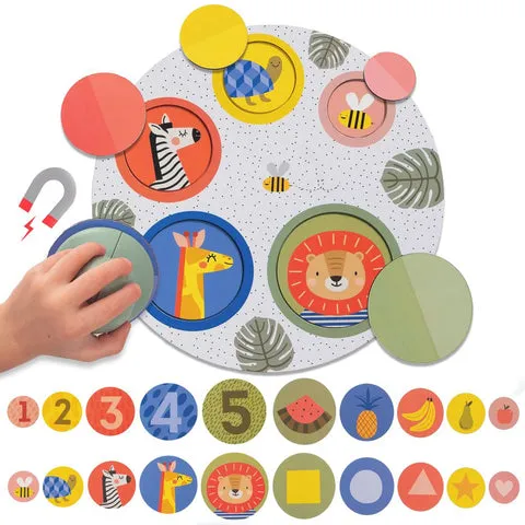 Magnetic Peek-A-Boo Puzzle Game