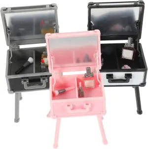 Makeup Accessories for Scene Props for Home and Play 3pcs Miniature Cosmetics Box Cute dissension junior magazine perimeter tragic plankton Makeup Box for Dollhouse Decoration Realistic Simulation 