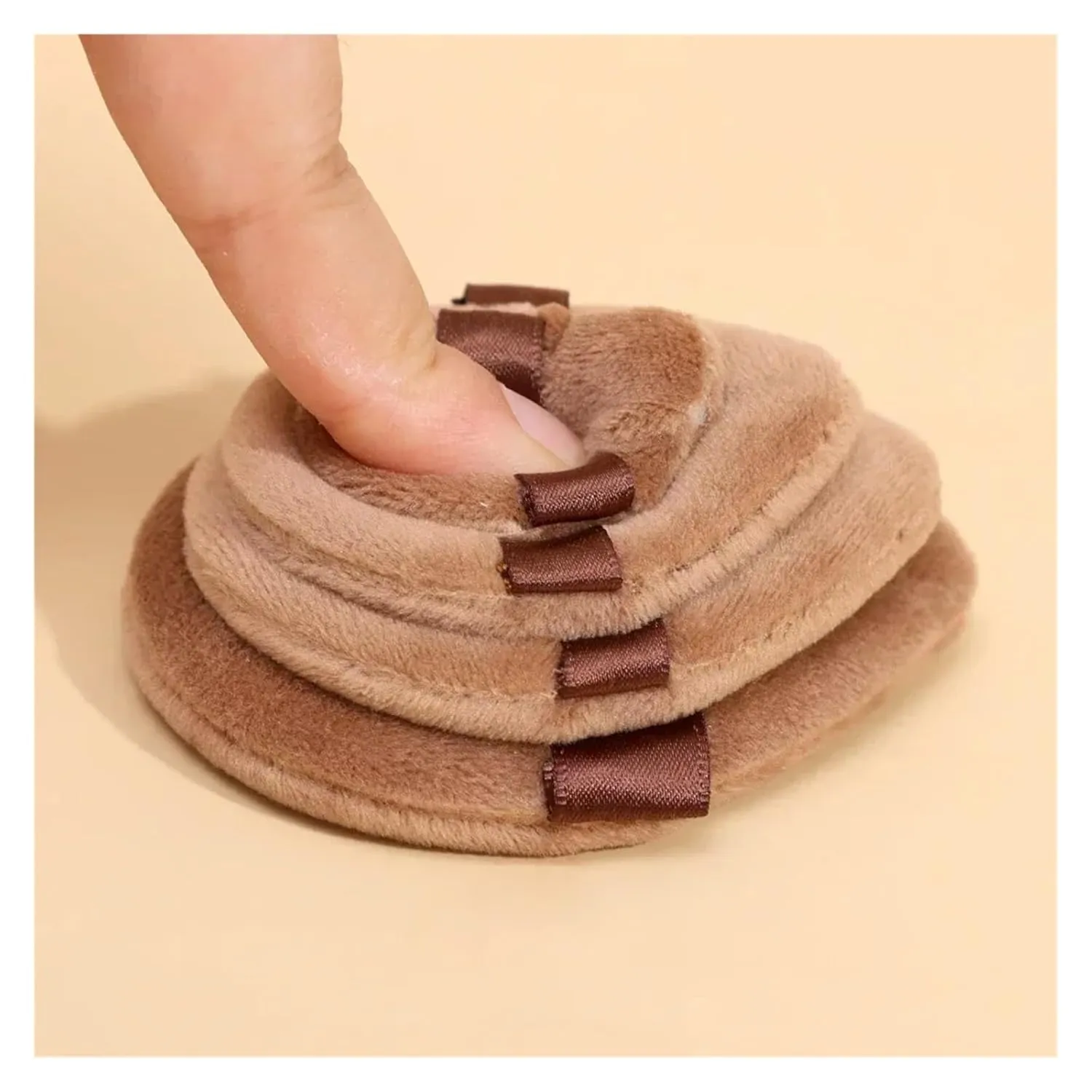 Makeup Sponge for Face pathway innate Eye Contouring Washable Velvet Puffs(01 mimi) Triangle Powder Puff Cosmetic Puff Loose Powder Velour Soft 