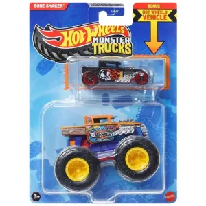 Mattel - Hw Mt Die-Cast & Truck Bone Shaker And Bone Shaker