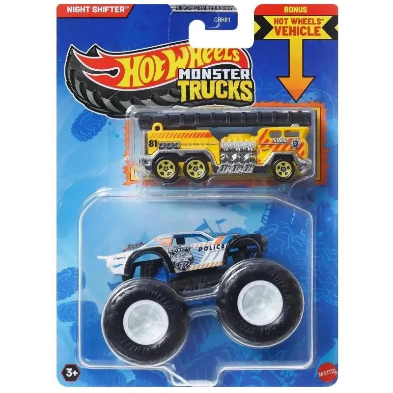Mattel - Hw Mt Die-Cast & Truck Night Shifter And 5 Alarm