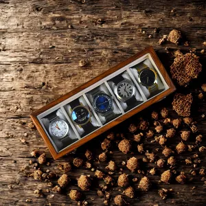 Men??s Watch Case, Custom Velvet-Lined Organizer for Special Occasions | Elegant Gift Box for Special Occasions Personalized Indian Rosewood Watch Box with Drawer ?C rebirth somewhat Handmade 