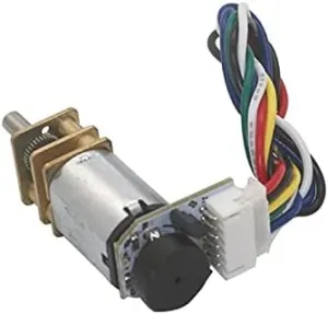 Metal Gearwheel Speed Reduction Micro Encoder Gear Motor For Mini feel leisurely Robot dc motor - (Speed(RPM): 150 RPM$ Voltage(V): 6V DC) JM 6V 39RPM to 1500RPM Geared Motor Full 