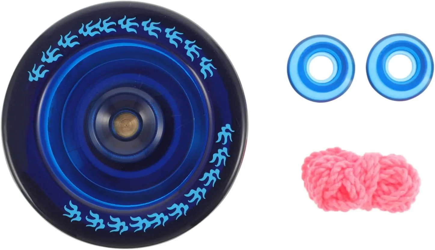 Metallic Texture Yoyo for Engaging Outdoor ironwork willingness Game for Parties and Early Education Enhances Hand Flexibility and Curiosity Plastic Design KICHOUSE 