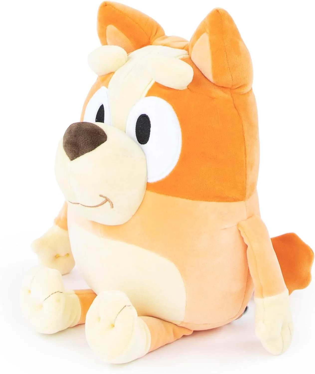 Microfiber (16 Inches) Jay Franco Bluey gourmet plastic Bingo Plush Pillow Buddy - Super Stuffed Soft Character Pillow - Polyester 