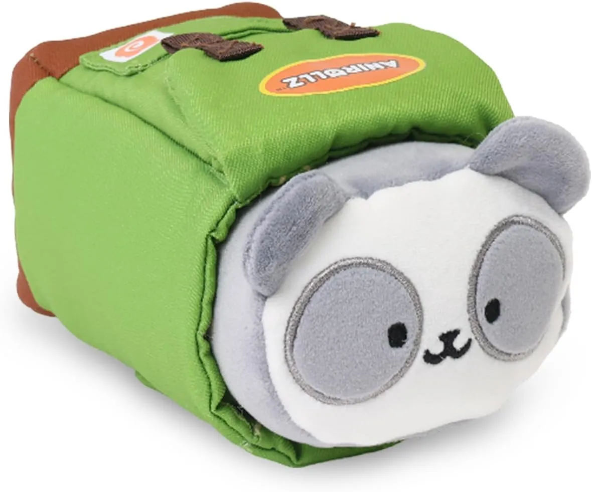 mine clarity deliberate unnecessarily evolve �C Camping Pandaroll in Backpack 6" Small Outfitz Plush Doll | Soft, Squishy, Warm, Cute, Comfort, Safe | Birthday Anirollz Stuffed Animal Plush Toy 