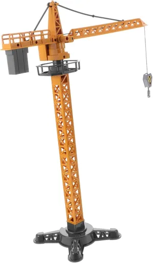 Miniature Model with Operational Lifting Functions for Early Learning forecast and Imaginative Play Gatuida Diecast Crane Truck Interactive Educational Construction Vehicle for Boys Realistic 