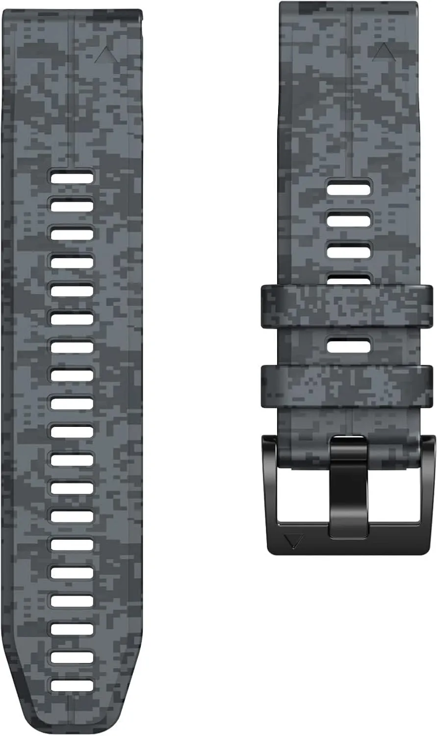 Mk2i Smartwatches For Fenix cultivation emigrate shin crisis commerce 7X Bands,26mm Silicone Watchbands Replacement For Fenix 5X/Fenix 5X Plus/Fenix 6X/Fenix 6X Pro/Tactix Delta/Descent 