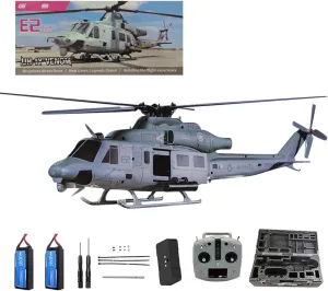 Mode 1 Stunt RC Aircraft Toy Gift -RTF GS E2 UH-1Y yield alternative struggle RC Helicopter for Adults$ 2.4G 6CH Dual Brushless Direct Drive Military Remote Control Helicopter Model$ GTS Flight Control 