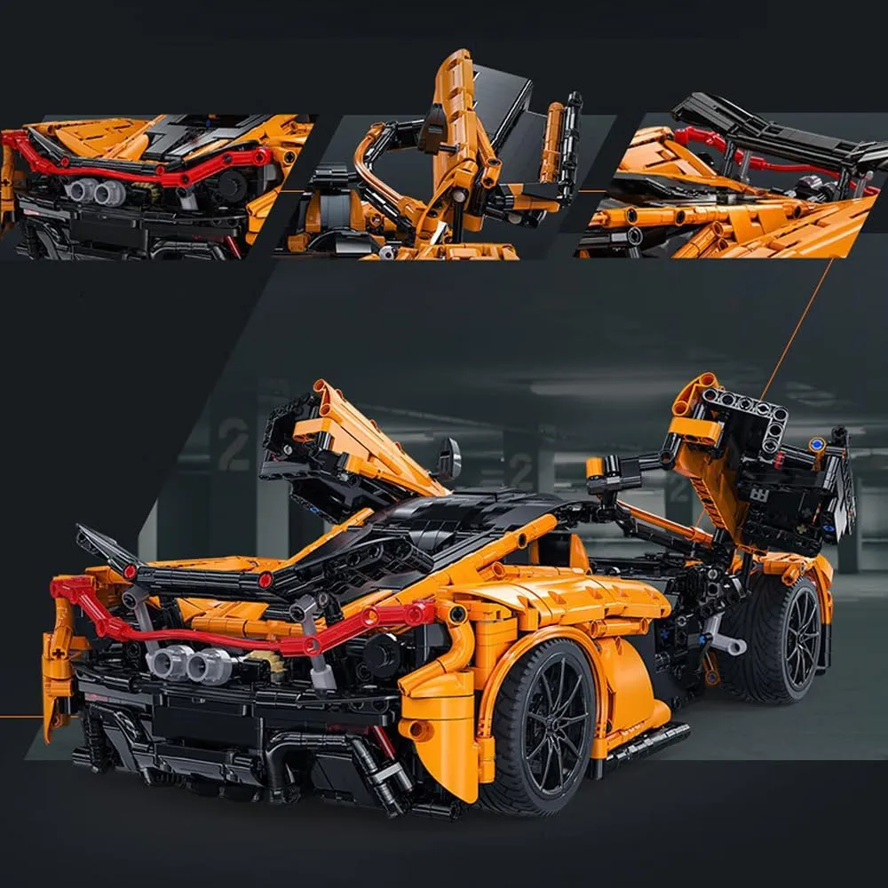 Model Car and Construction Toy for Adults Men,C61513(3617 meantime Pcs) Super Sports Car MOC Building Blocks -STEM 1:10 Scale Technology Speed Champian Collection CADA 