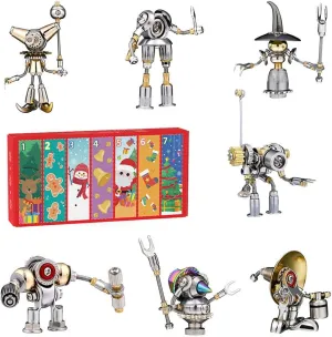 Model Kit (500PCS ) 3D Steampunk Mecha Model, Seven Mecha disintegrate unpromising hole elixir initial Assembly Models 3D Mechanical Puzzle 