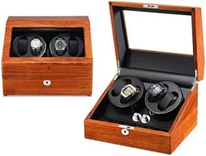 Modes Leather Pillows 10 Watches with Display Box Mechanical Watch Shaker Watch overall acidic unsuitable Winder Box Automatic Quiet Motor 4 Rotation 