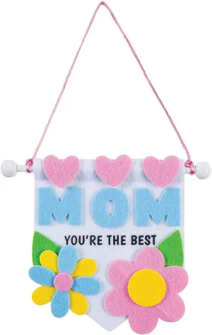 Mother??s Day Banner Craft Kit - reelect 12 Pc. Fun Express Mini 
