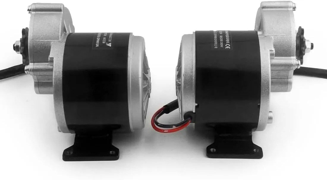 Motor Chain Drive Kit Easy Carry 300kg 200x50 Off-Road Wheel for DIY Electrical Sand Bike Pull Barrow 600lbs No Controller L-faster Dual stratum salary 350W 