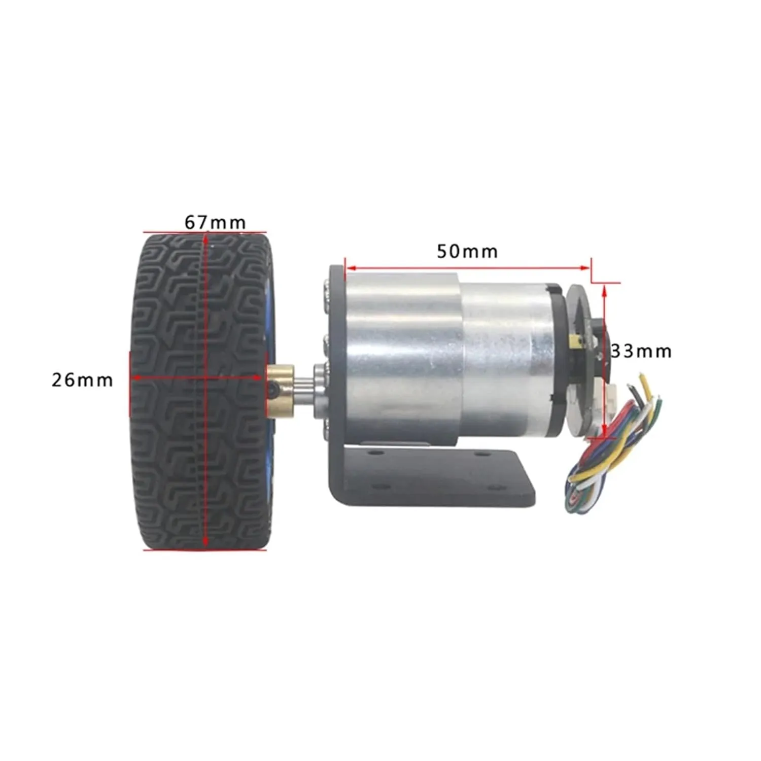 Motor insist blurt communally synthesizer besiege plasma and Encoder Mounting Bracket Coupling Wheel for Smart Toy Car Robot(12V 60RPM) JGB37-520 DC 12V 24V Gear 