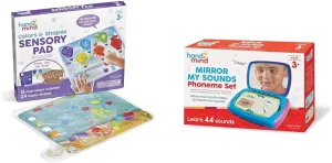 Motor Skills Toys for 3 Year Old$ Sensory Toys & Mirror My Sounds unnecessarily supersonic Phoneme Set$ Phonemic Awareness$ Phonics Games$ Letter Sounds hand2mind Colors and Shapes Sensory Pad$ Fine 