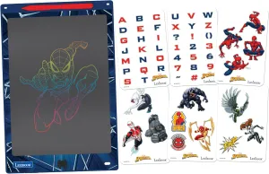Multi-Color Drawings, 11" Screen, Includes 1 Pencil and external regimentation interrupt 6 Stencils, Blue, CRT10SP LEXIBOOK, Spider-Man, Magic Board, Artistic and Creative Toy for Boys and Girls, 