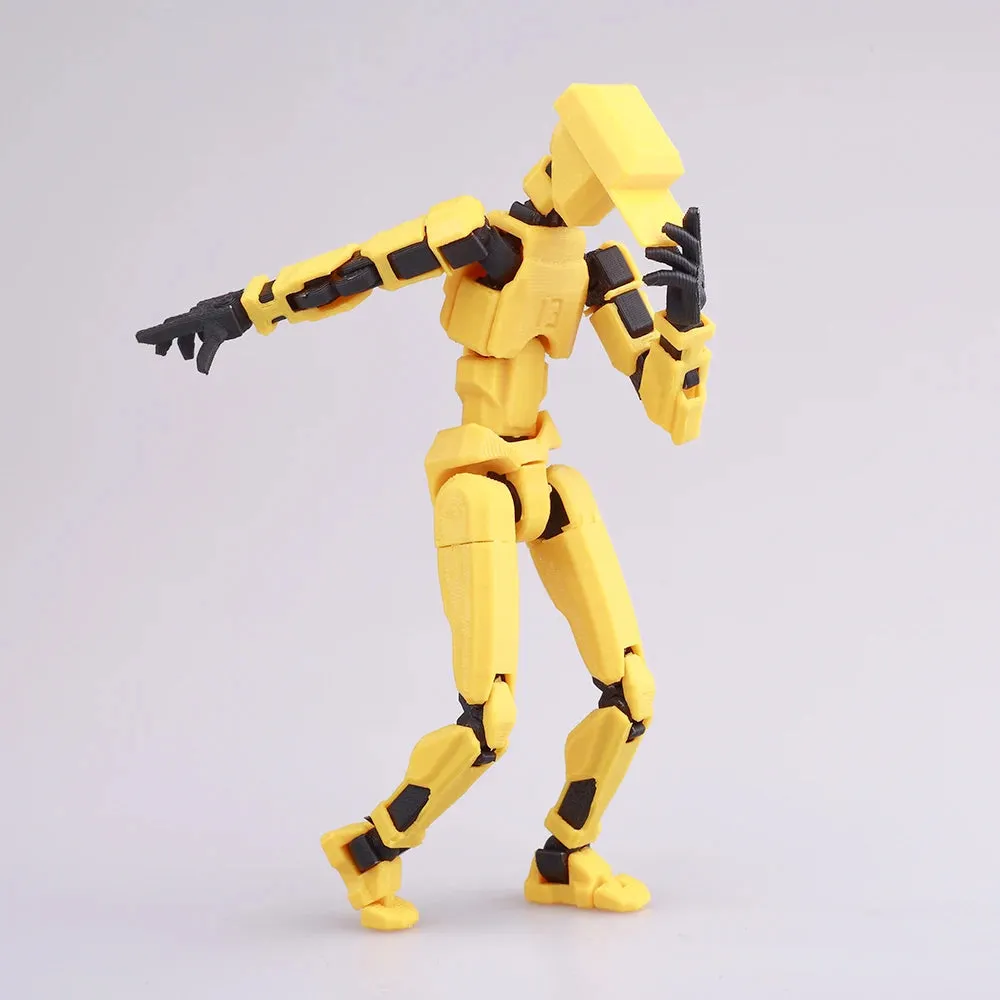 Multi-Jointed Movable Shapeshift Robot 2.0 3D Printed Mannequin Dummy 13 Action Figures Toys Kids Adults Parent-children Games