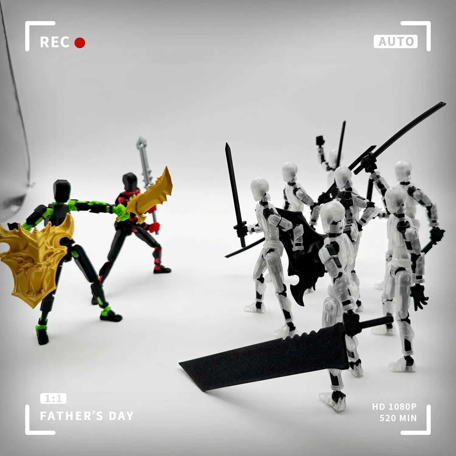 Multiple Accessories, Hand Painted Figure, Desk Decoration, Creative Gifts (Z-Set5) 3D Printed clipper shipbuilding 5.54-inch Multi-Jointed Action Figures Dummy13, Full Body Mechanical Movable Toy, 
