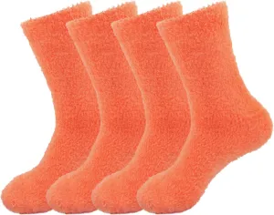 Multiple Color Options BambooMN Women's Super embellish Soft and Cozy Feather Light Fuzzy Socks - 