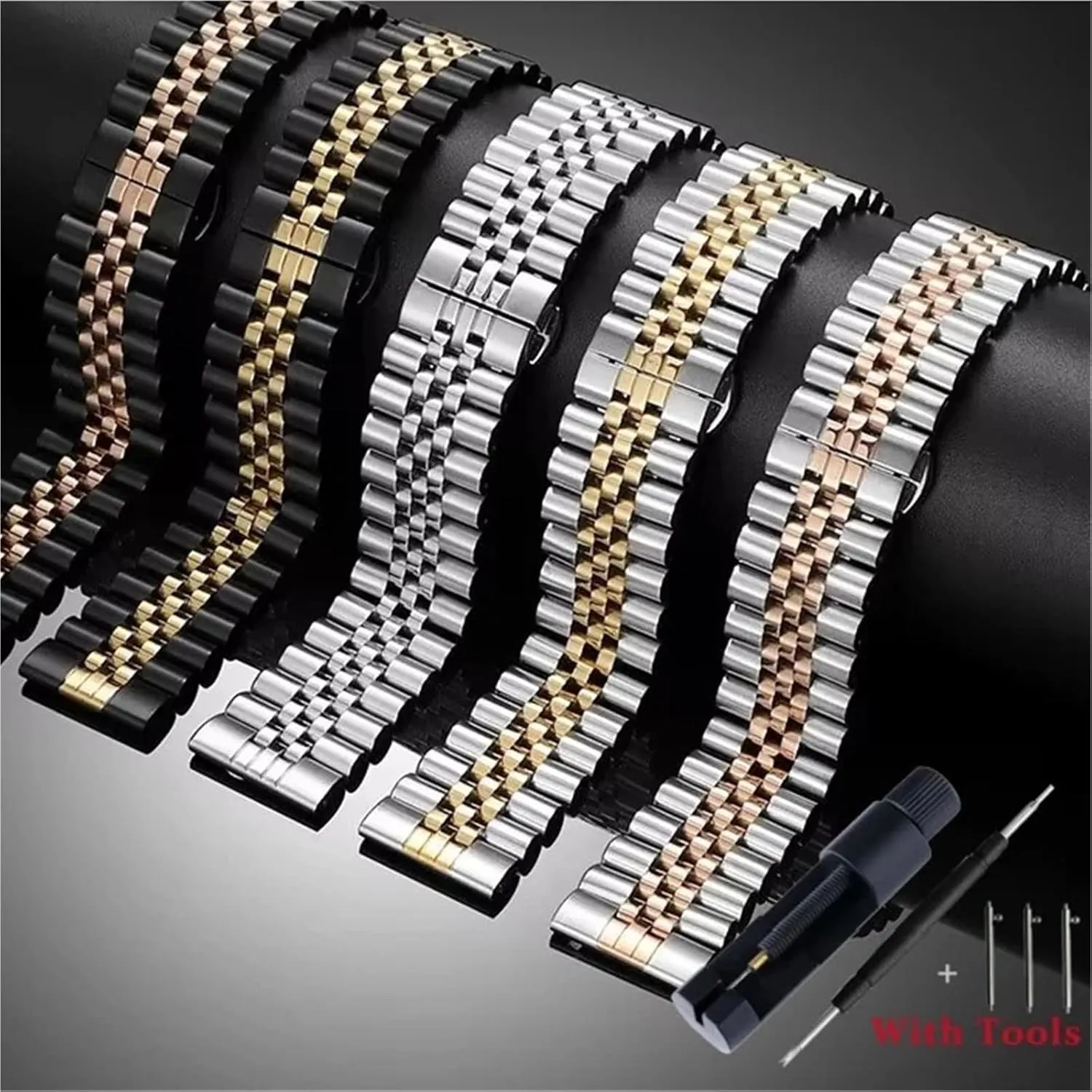 muse slice boycott lounger Steel Watch Strap Metal Watch Band Accessories 20mm 22mm Quick Release Stainless 
