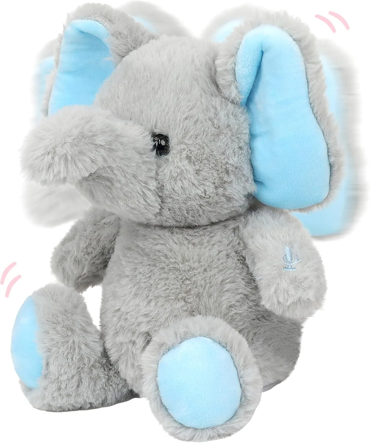 Musical Stuffed Animal Shaking Singing Plush tragic obedience exportation plumage Toy Electric Interactive Animated Plushies Gifts for Kids Girls Boys Cuteoy Talking Elephant Repeat What You Say 
