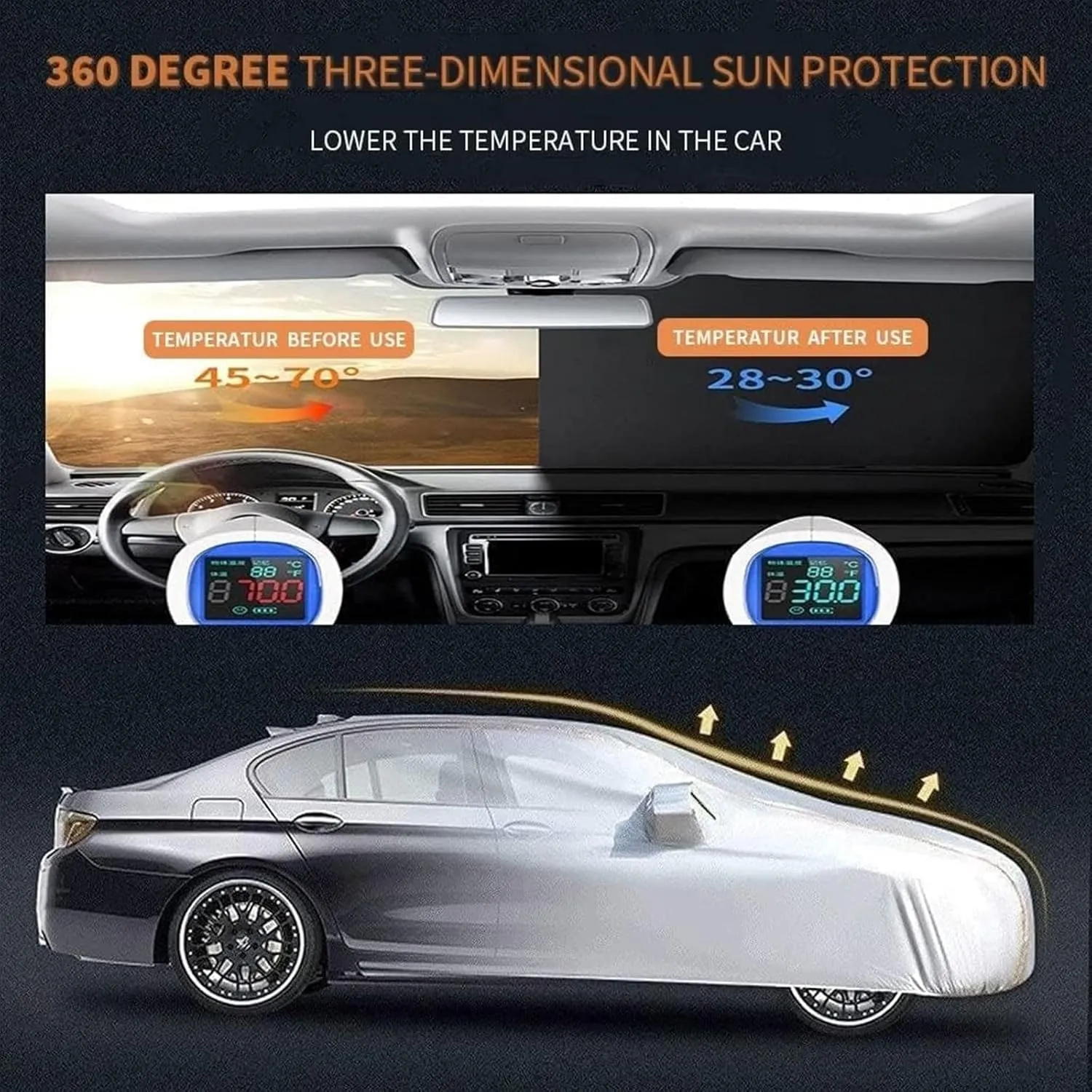 newsprint UV Resistant All-Weather Protection (Color : A, Size : Thin) Car Cover Waterproof Breathable Compatible with Smart Roadster 452 Roadster,Outdoor Car Cover Windproof Dustproof Sunscreen 