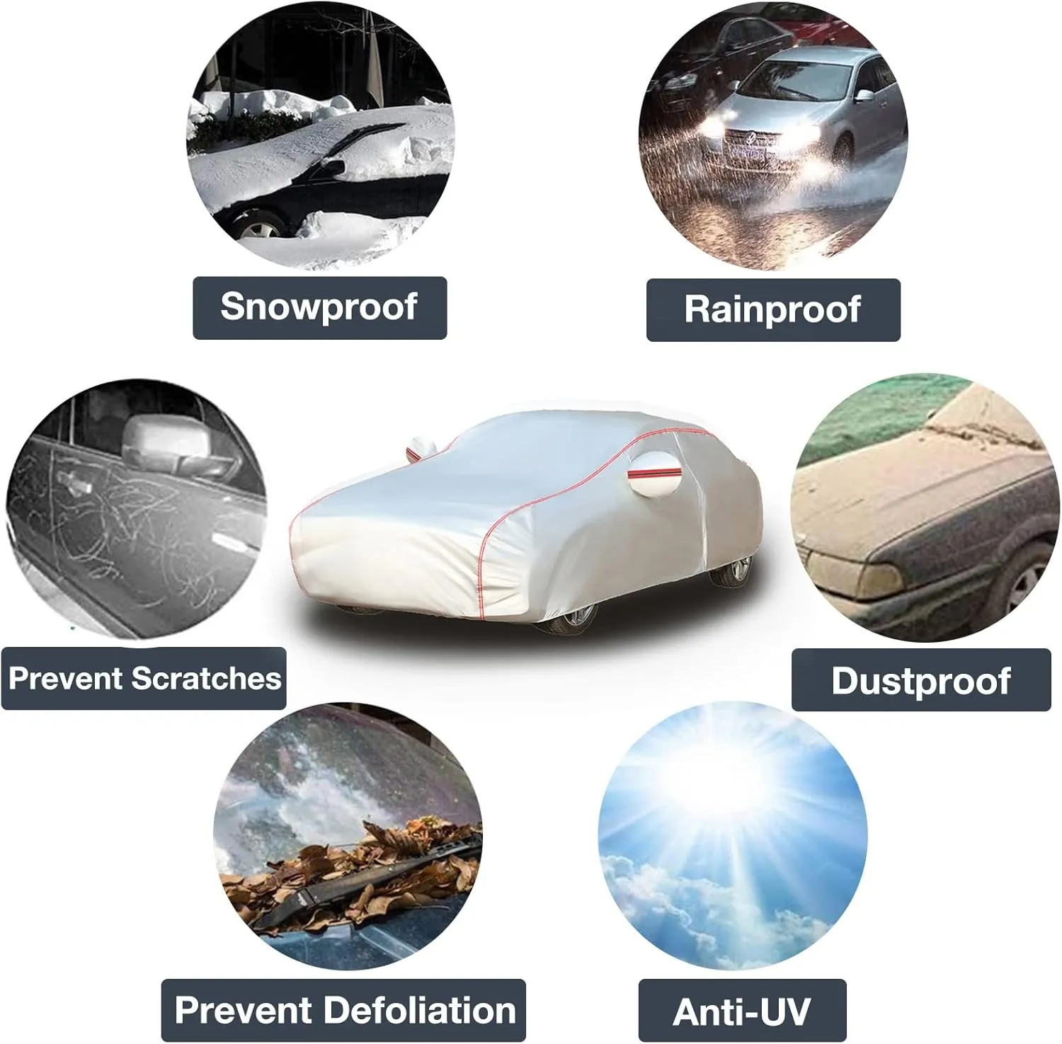 newsprint UV Resistant All-Weather Protection (Color : A, Size : Thin) Car Cover Waterproof Breathable Compatible with Smart Roadster 452 Roadster,Outdoor Car Cover Windproof Dustproof Sunscreen 