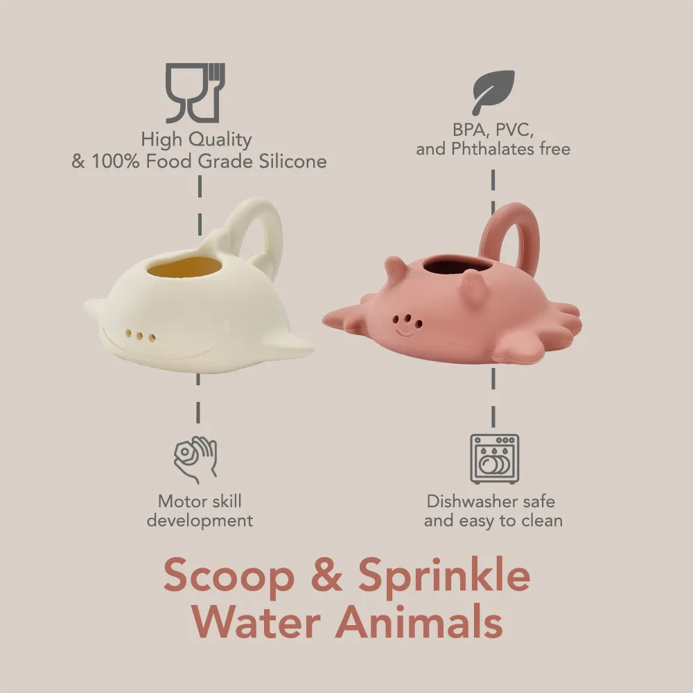 noüka Scoop & Sprinkle Water Animals - By the Sea (Min. of 2 PK, Multiples of 2 PK)