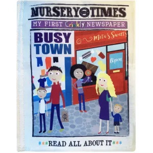 Nursery Times Crinkly Newspaper - Busy Town