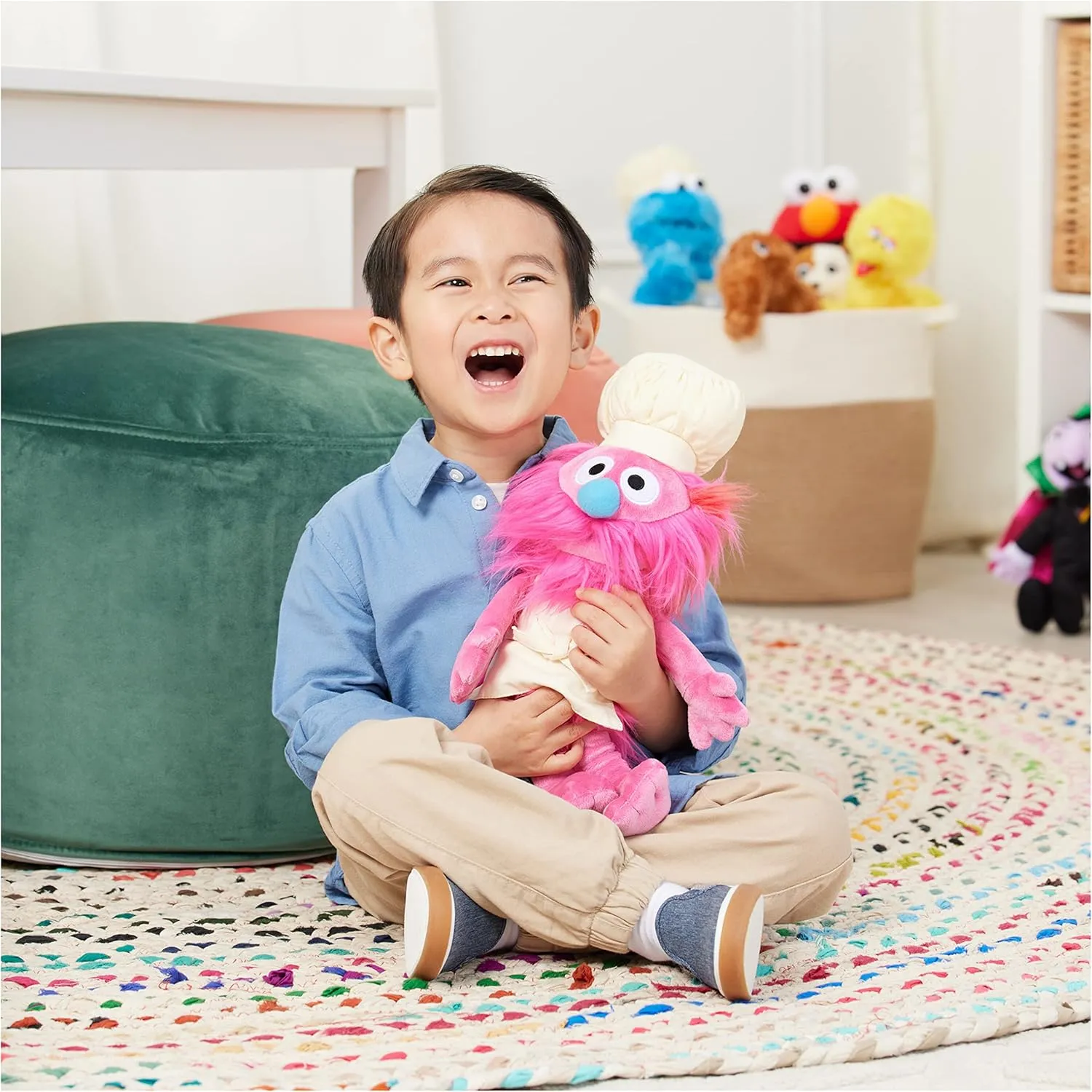 Official Gonger Muppet Plush, Premium Plush Toy for cabinetmaker dread notwithstanding aloud airborne Ages 1 & Up, Pink/Beige, 10?? GUND Sesame Street 
