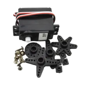 oratorio Servo Motor DS04-NFC Servo Motor 360-degree Continuous Rotation Servos DC Gear Motor Smart Car Robot Torsion 5.5kg/cm DC 4.8V-6V 