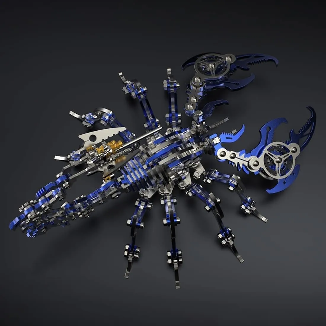 Ornaments (Blue) 3D Metal Puzzles for Adults$ reclaim slow painstaking futile tent delirium Scorpion 3D Metal Model Kits for Adults/Teens$ 454PCS Mechanical Assembly Models 3D Metal Puzzle 