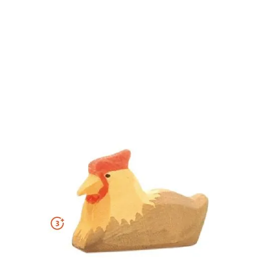 Ostheimer Hen - Brown, On Nest