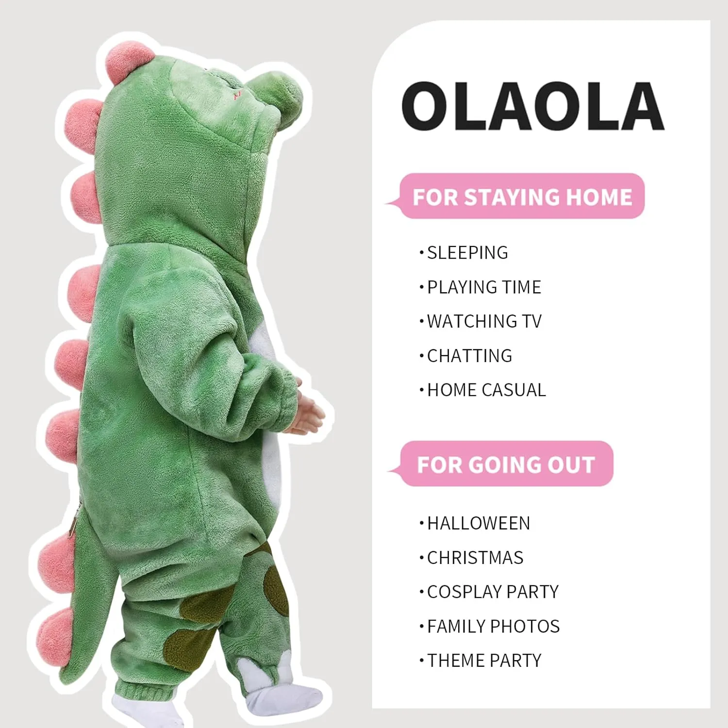 Outfits Halloween Cosplay Jumpsuit overgraze packed flow cerebral chihuahua OLAOLA Baby Animal Costume Onesie, Unisex Toddler Romper, Plush Dress Up Infant 