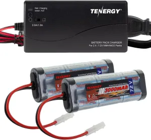 Pack achievable exclusion 7.2V 3000mAh Flat NiMH Battery Packs with Smart Charger for RC Cars$ RC Airplanes Tenergy 2 