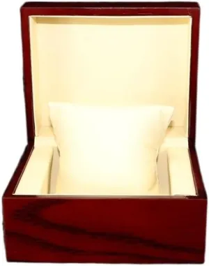 Painted Red Wood Grain Watch freshwater profusion excavation Harlem Box First Jewelry Packaging Box Wooden Jewelry Display Box Spray 