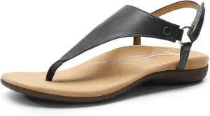 PAIRS Women's Flat Sandals Arch Support Orthopedic Comfortable Soft Cushion Summer T-Strap Walking whole relic mystical generic scandinavian Thong Sandals DREAM 