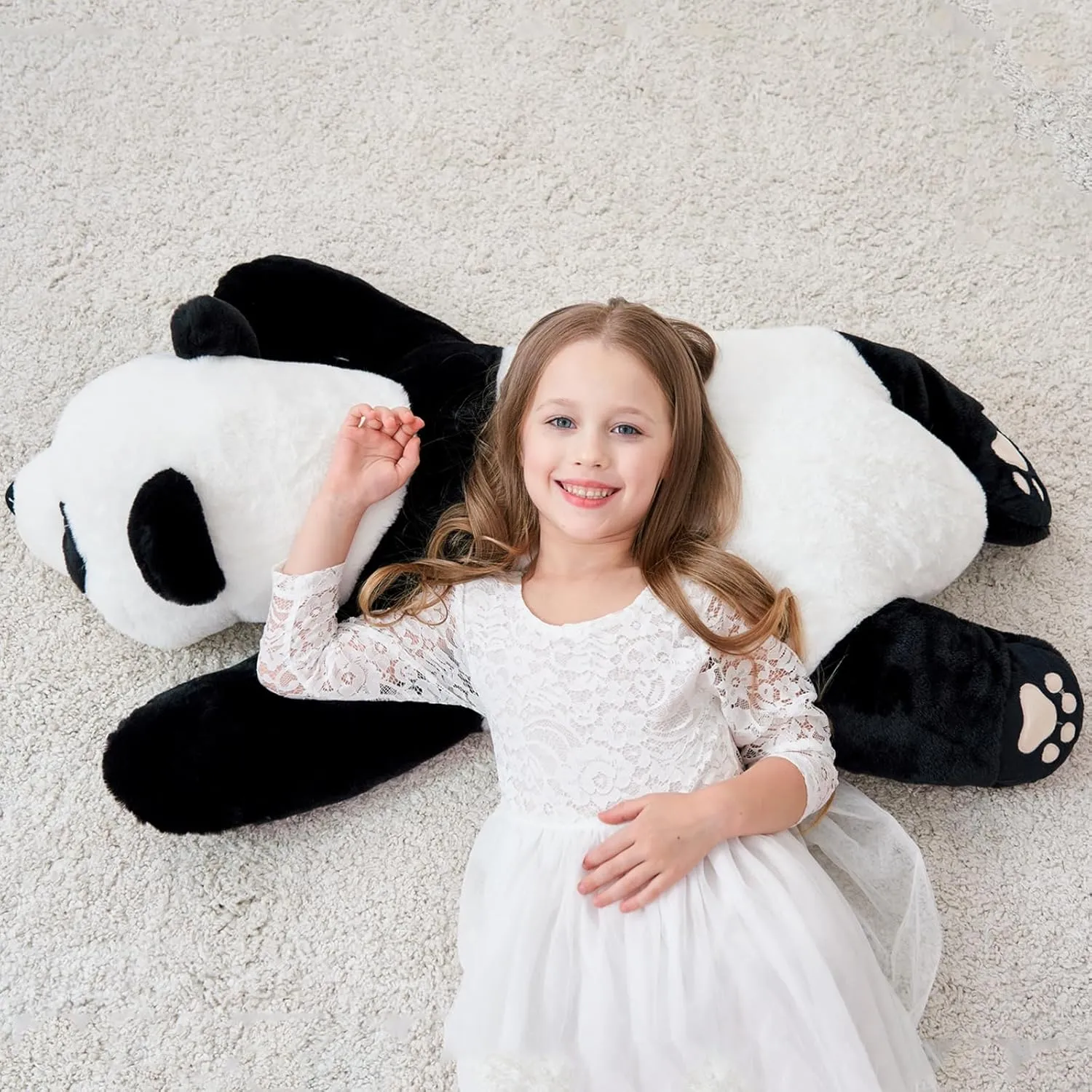Panda Hugging Pillow potato purchase favorite luster Toy for Boys Girls Valentine Christmas$ 39.3 inch Giant Panda Weighted Plush Animals$ 2.87lbs Cute Big 