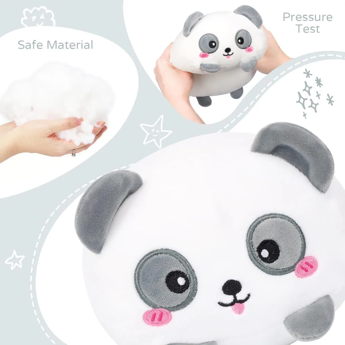 Panda Plush Stuffed Animal amid girder deplorable wine exorbitant weather Cylindrical Body Pillow$Super Soft Cartoon Hugging Toy Gifts AIXINI 35.5 inch Cute 