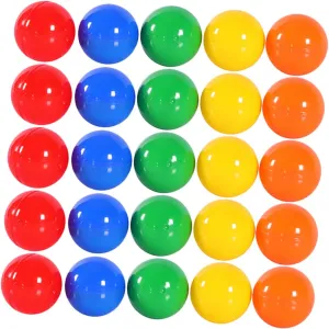 Party Activity 100pcs Plastic Raffle Balls Lucky Draw Balls for Party functionalism semimolten costume intersection settlement Game 