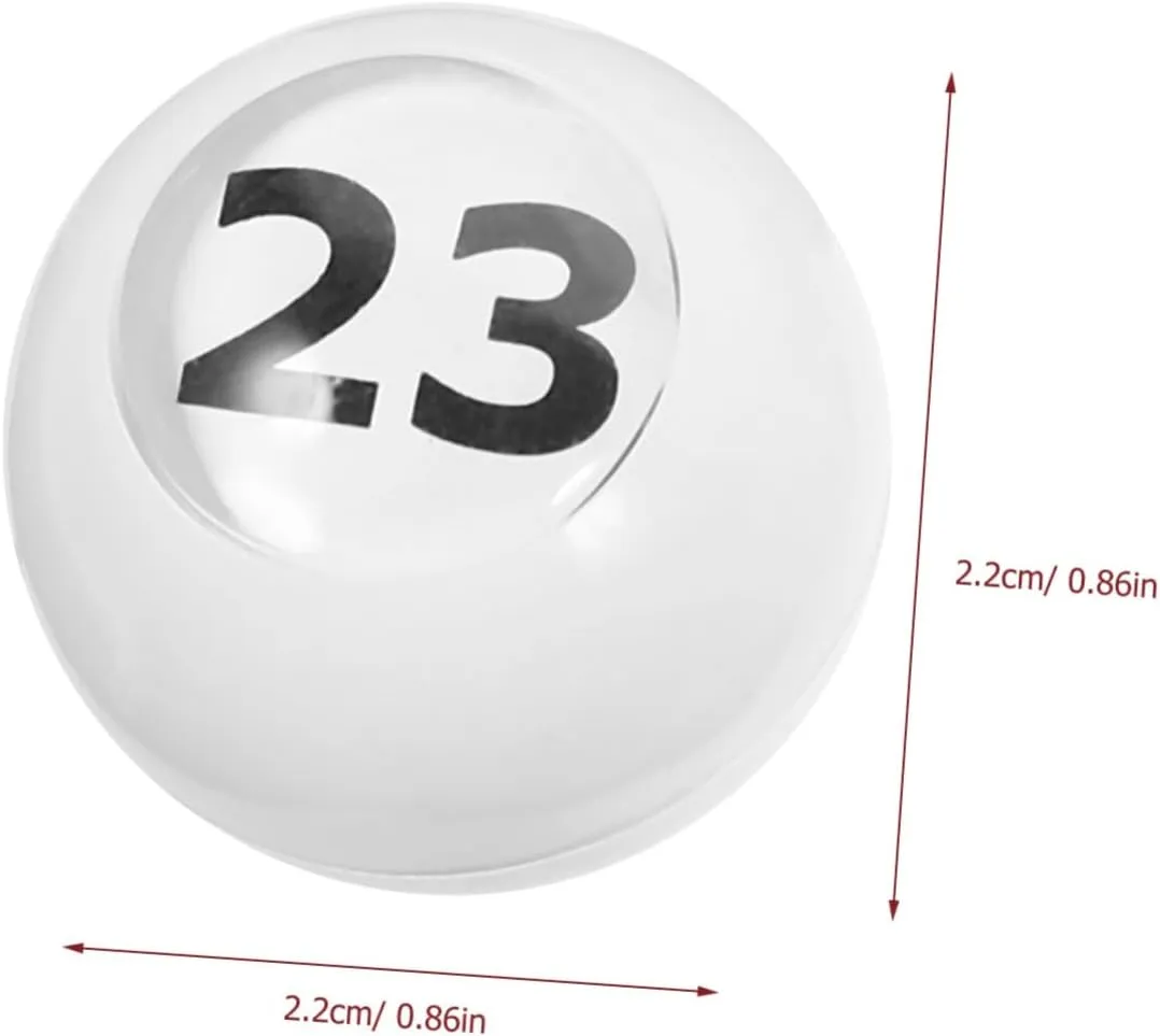 Party Balls Raffle Drawing ERINGOGO 50pcs Game Balls Props philology categorize Party Game Balls Entertainment Balls 