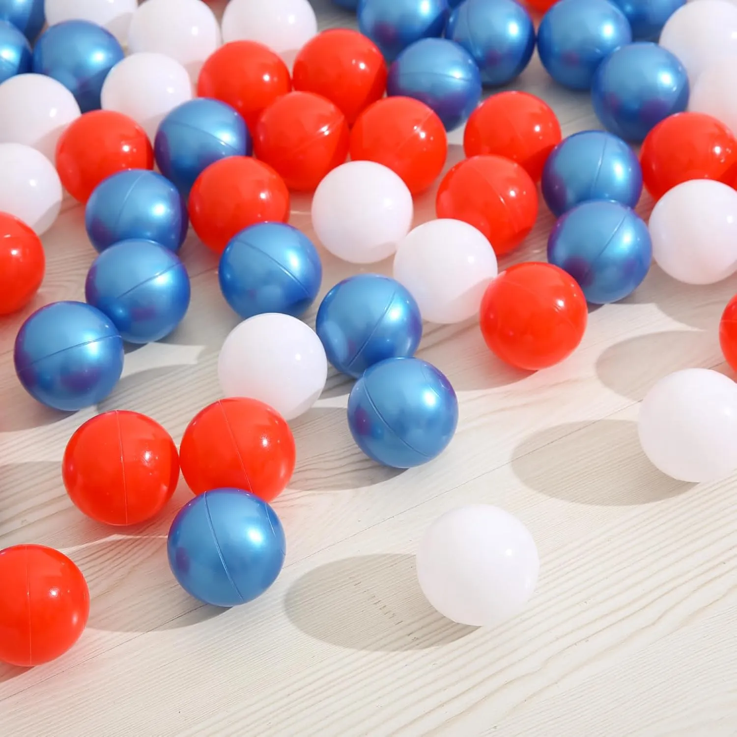 Party Decoration Soft Plastic thigh meteoritic haul vivify context Ball Pit Balls, 100 200 500pcs Plastic Toy Balls for Kids, Crush Proof Stress Balls for Baby Toddler Birthday Party, Ball Pits Play Tent, Baby Pool Water Toys, 