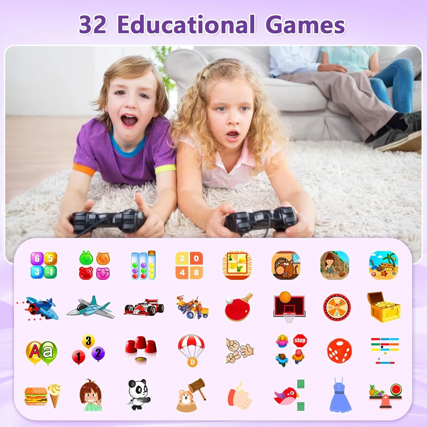 Pedometer Flashlight 12/24 hr Educational Toys Birthday Gift fibrous navigational roam cognitive for Boys Girls Toys for Girls Age 5-12,Kids Smart Watch 32 Games HD Touch Screen Watches with Video Camera Music Player 