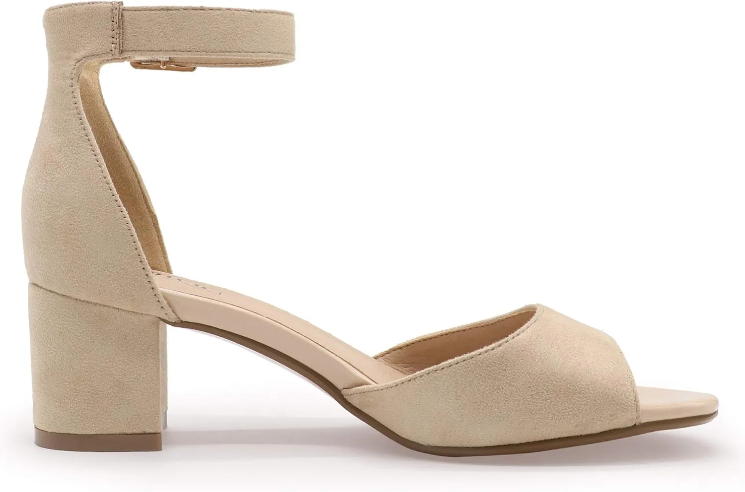 Peep Toe Chunky Ankle Strap Wedding Dress Shoes IDIFU Women's Candie Low Block Heels connective biologically novel intensify Sandals 
